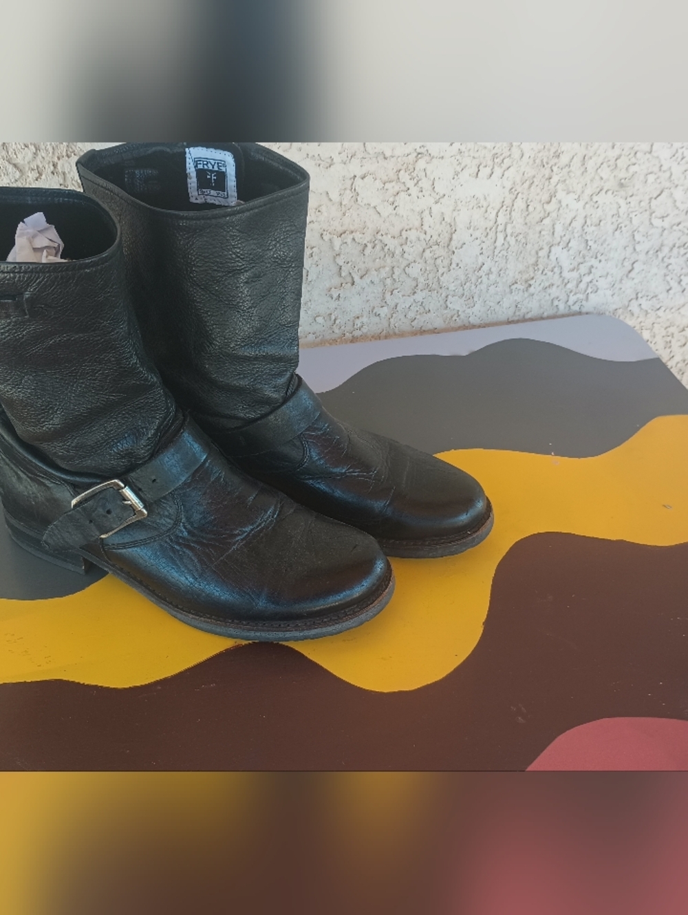 Frye Engineer / Motorcycle Boots - Picture 2 of 10